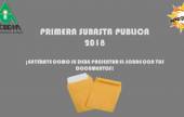 PRESENTACIÓN DE SOBRES “SUBASTA PUBLICA 2018”