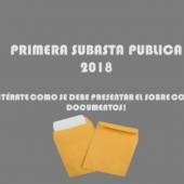 PRESENTACIÓN DE SOBRES “SUBASTA PUBLICA 2018”