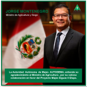AGRADECIMIENTO AL MINISTRO JORGE MONTENEGRO