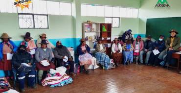 AUTODEMA SOSTUVO REUNIONES DE TRABAJO EN COMUNIDADES DE APACHETA RAJADA Y TARUCAMARCA DE LA PROVINCIA DE CAYLLOMA.»