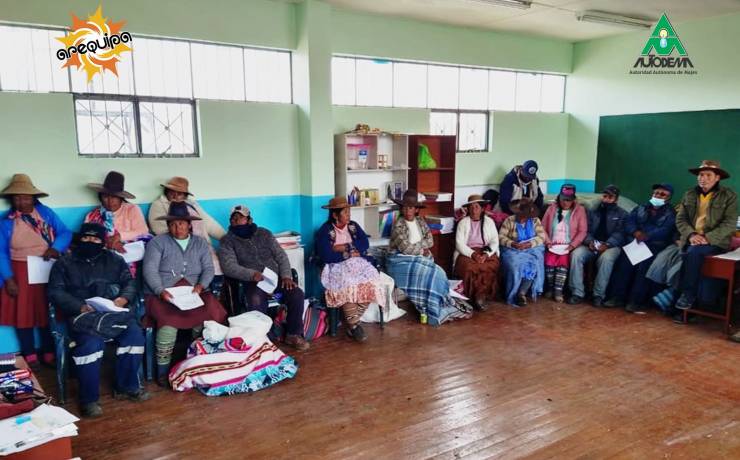 AUTODEMA SOSTUVO REUNIONES DE TRABAJO EN COMUNIDADES DE APACHETA RAJADA Y TARUCAMARCA DE LA PROVINCIA DE CAYLLOMA.»